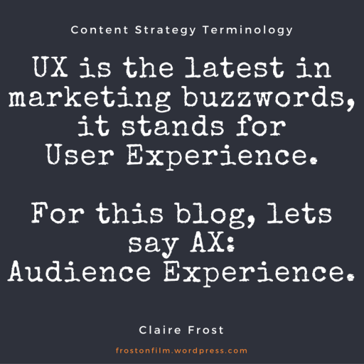 user experience audience experience